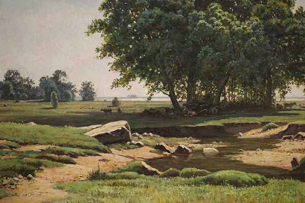 Карахан Николай Георгиевич. Копия картины Ивана Ивановича Шишкина «Дубки»